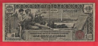 1896 $1.  00 Silver Certificate Educational