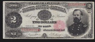 Us 1891 $2 Treasury Note Fr 357 Vf - Xf (678)