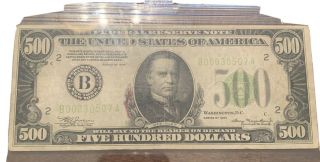 500 dollar bill 1934 4