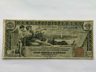 1896 $1 Silver Certificate - Educational Note - Fr.  224 Very Fine