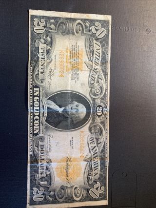 1922 Twenty Dollar $20 Gold Certificate - Fine