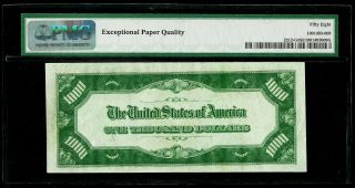 1934 A $1000 CHICAGO FEDERAL RESERVE GA BLOCK NOTE PMG CHOICE ABOUT UNC 58 EPQ 2