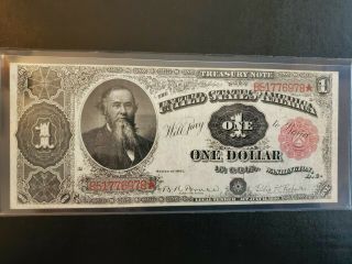 1891 $1 Treasury Note Fr 352.  Very Good Shape.