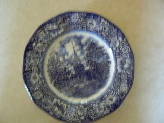 Staffordshire Liberty Blue Dinner Plate 8 Available