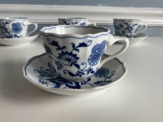 Blue Danube Japan Fine China Tea Cup And Saucer Demitasse Espresso Teacup Set