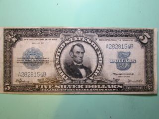 1923 $5 Silver Certificate Porthole Legal Tender