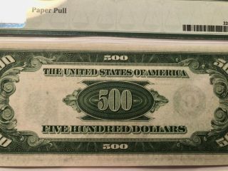 $500 1934A Federal Reserve Note.  Fr.  2202 - G Chicago PMG 55 AU,  Crisp, 4