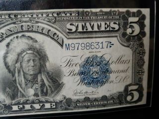 1899 $5 Silver Certificate VF,  / XF Chief Note 3