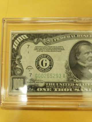 1934 A Chicago $1000 ONE THOUSAND DOLLAR 3