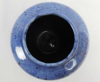 Vintage Arts and Crafts Blue Onyx Vase 3