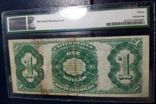 1891 $1 LARGE DOLLAR BILL MARTHA WASHINGTON PMG 15 net SILVER CERTIFICATE Fr 223 3