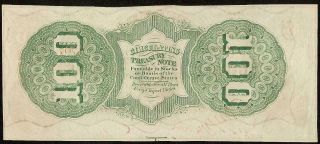 1863 $100 DOLLAR CONFEDERATE STATES CURRENCY CIVIL WAR NOTE PAPER MONEY T - 56 AU 2