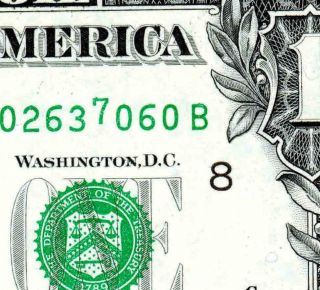 ((error))  $1 1981 Federal Reserve Note ( (gas Pump Digit Error))  Currency