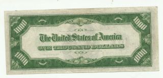1934A $1000 Federal Reserve Currency Banknote - Chicago District 2