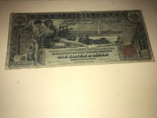 1896 Fr 225 Educational Note Large Size Us Currency 2055 Silver Certificate