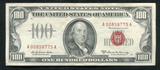 Fr.  1551 1966 - A $100 One Hundred Dollars Legal Tender United States Note Xf