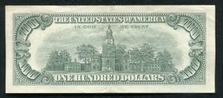 FR.  1551 1966 - A $100 ONE HUNDRED DOLLARS LEGAL TENDER UNITED STATES NOTE XF 2