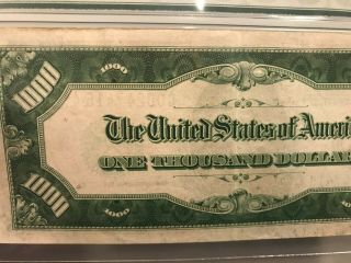 1934 A $1000 One Thousand Dollars Federal Reserve Note PMG 50 AU FR 2212 - G 4