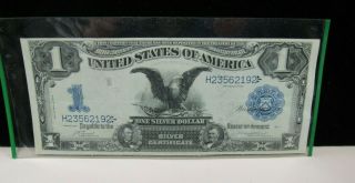 1899 $1 Black Eagle Large Silver Certificate Note Ex Fine H23562192