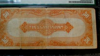 1922 PMG VF20 LARGE FIFTY DOLLAR GOLD CERTIFICATE Note $50 Bill PRICED TO SELL 3