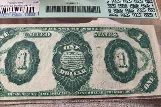 1891 $1 One Dollar Treasury Note Fr 351 PMG Gem 65 PPQ 6