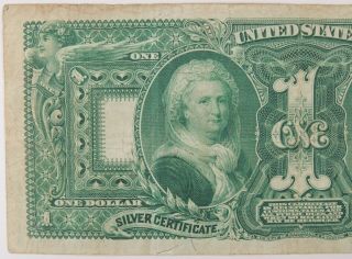 1896 $1 SILVER CERTIFICATE FR 224 EDUCATIONAL NOTE VF SN 538061 5