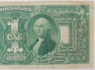 1896 $1 SILVER CERTIFICATE FR 224 EDUCATIONAL NOTE VF SN 538061 6