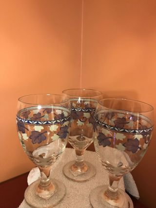 Pfaltzgraff Retired Blue Isle 14oz Iced Tea Glasses Set Of 3