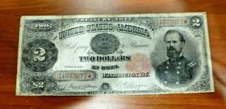General J.  B.  Mcpherson 2 Dollar Coin Note