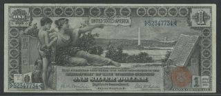 Fr225 $1 1896 Silver Certificate " Education " Note Choice Au,  Wlm8537