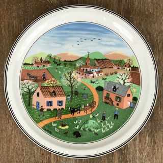 Villeroy & Boch The Four Seasons No 1 Spring Collectible Plate Signed Laplau