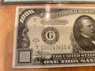 1934A $1000 Chicago ONE THOUSAND DOLLAR BILL PMG 50 2