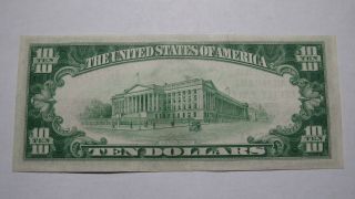 $10 1929 Little Falls York NY National Currency Bank Note Bill Ch.  2406 XF 3