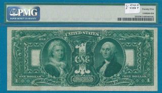 $1.  00 1896 FR.  225 EDUCATIONAL SERIES SILVER CERTIFICATE CERTIFIED PMG VF25 3