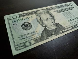 2004 - A $20 Federal Reserve Note - No Seal Error - Twenty Dollars 2