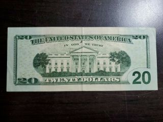 2004 - A $20 Federal Reserve Note - No Seal Error - Twenty Dollars 4