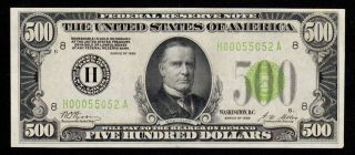 Discovery Note 1928 LGS $500 St.  Louis Five Hundred Dollar Bill Fr.  2200 - H 55052 2