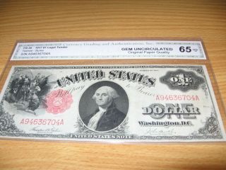 1917 $1 Legal Tender Note - Fr.  36 Very