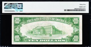 AWESOME Crisp Choice VF,  1928 $10 GOLD CERTIFICATE PMG 35 13703A 3