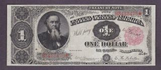 1891 $1 Large Crisp Vf,  /xf Historic U.  S.  Treasury Coin Note