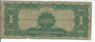 1899 $1 Silver Certificate Good VG B4484822A Black Eagle FR - 233 Tehee - Burke 2