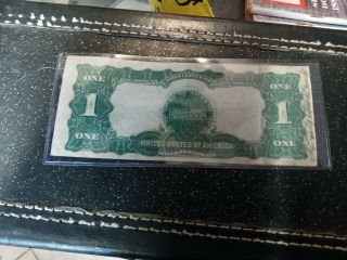 Silver Certificate 1886 1 Dollar Bill Black Eagle Paper Money Currency Star Note 2