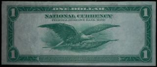 1918 United States $1 National Currency LARGE NOTE,  Estate, .  99 Start 2