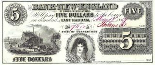 U.  S.  A.  Connecticut,  England,  Bank Of,  Goodspeed 