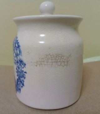 Vintage Royal Crownford Ironstone Jar With Lid - Made in England 3