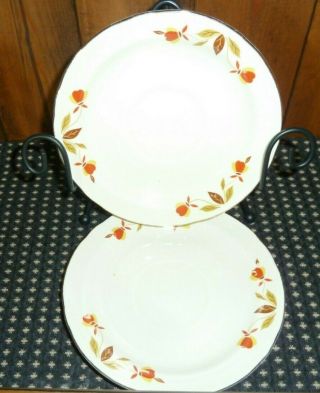 Vintage Superior Hall Dinnerware Autumn Leaf Jewel Tea 6 " Saucer