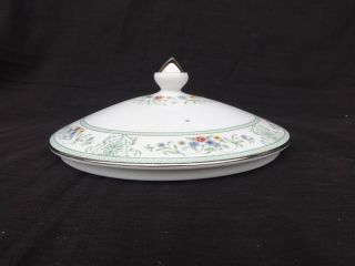 Wedgewood Agincourt Green Round Covered Vegetable Bowl Lid (Only) 2