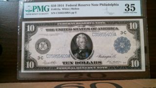 1914 10 Dollar Federal Reserve Note