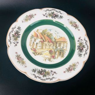 Ascot Service Plate By Wood And Sons Alpine White Ironstone England Cottages