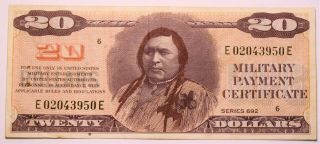 Mpc Series 692 $20 Native American 
